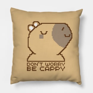 Don't Worry Be Cappy Pillow