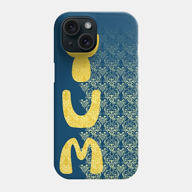 YUM - Breakfast Damask Food Pattern Phone Case by theMeticulousWhim