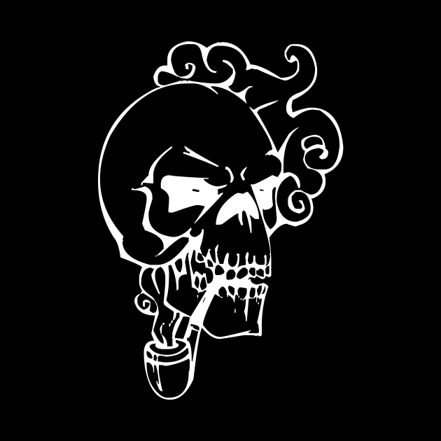 Smokey Wisdom - Skull & Pipe Vibes by Salaar Design Hub