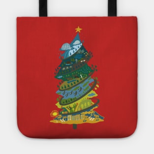 Christmas Holiday Vacation Tree Tote