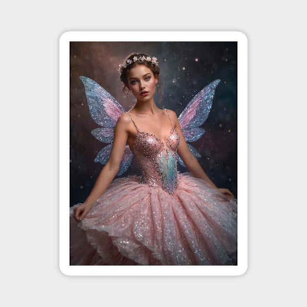 Magical Fairy Model Photography Magnet by Bootyfreeze