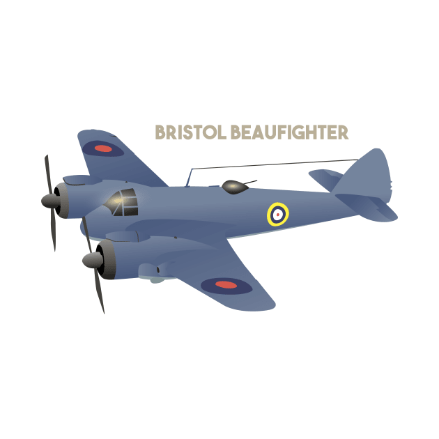 Bristol Type 156 Beaufighter British WW2 Airplane by NorseTech