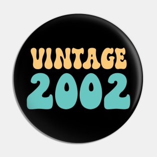 birthday retro 2002 Pin