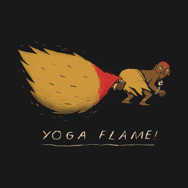 yoga flame by Louisros