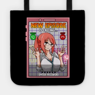 Anime Girl New Episode Is Calling Sleep Can Wait Tote