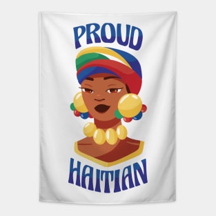 Happy Haitian Flag Day Celebration Haiti Proud Tapestry