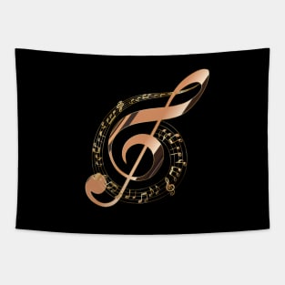 Musical Theme Design Tapestry