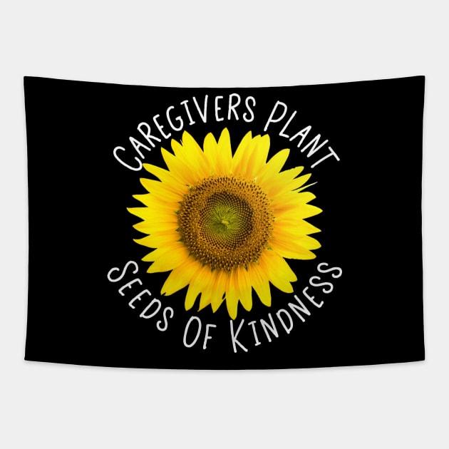 Caregiver Sunflower Family Caregivers CNA's Tapestry by Pine Hill Goods