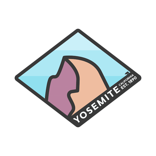 Yosemite badge CA by Woohoo