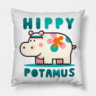 Hippypotamus Pillow