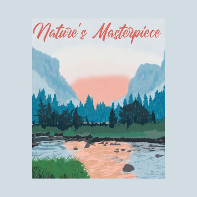 Natures Masterpiece Brushed Artwork by Rhythmic Designs