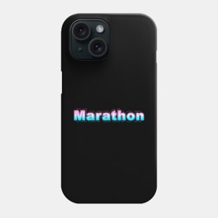 Marathon Phone Case