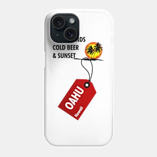 Oahu Hawaii Sunset Phone Case