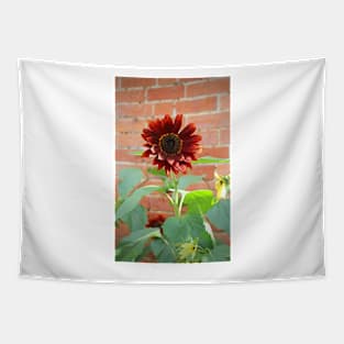 Red Sunflower Tapestry