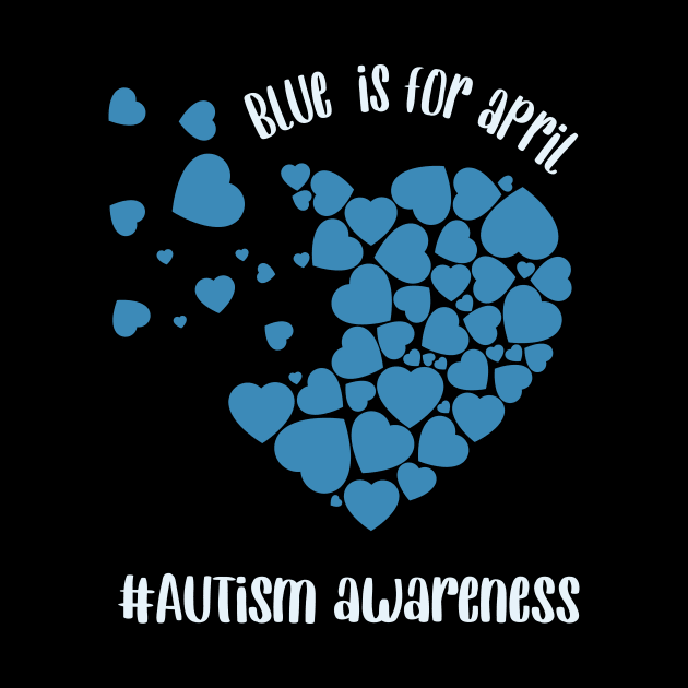 Blue is for April Autism awarness family matching by SecuraArt