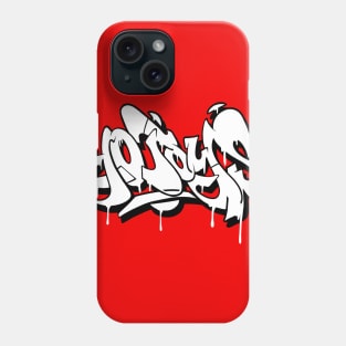 "Yo Toys" Graffiti Style Throw-Up Bomb No.2 - white Phone Case