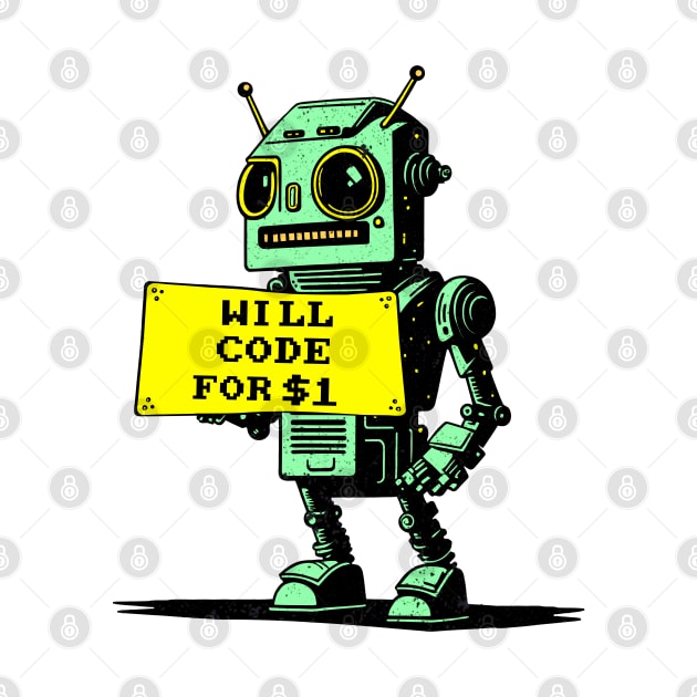 Will Code For Money by Worldengine