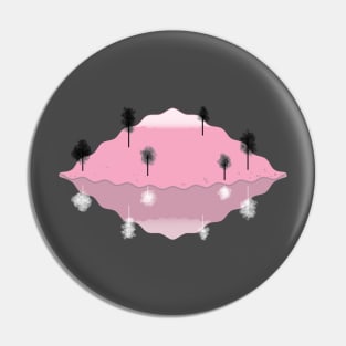 Empty Floating Island - Gray Void Pin