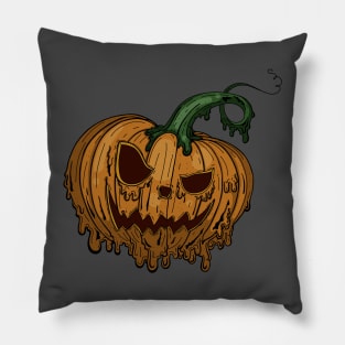 Melting Jock-o-Lantern Pillow