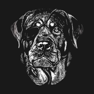 Rottweiler Eyepatch T-Shirt