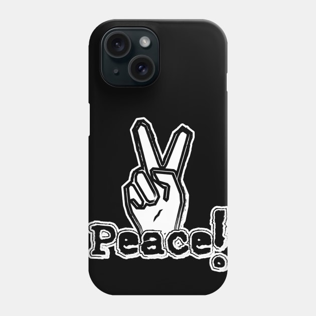 Peace, V Sign Phone Case by Merch House