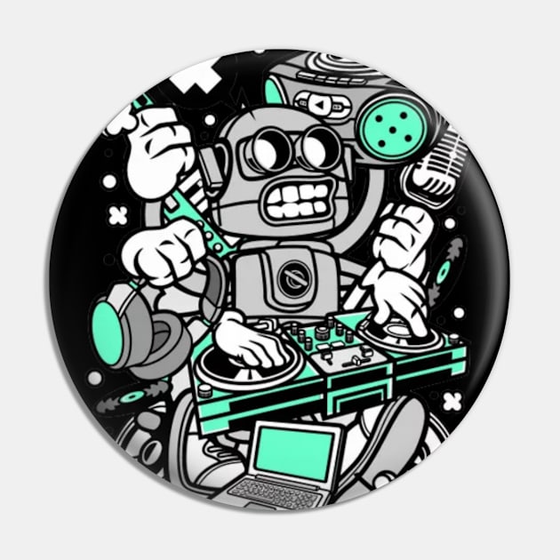 DJ Graphic Pin by VoidDesigns