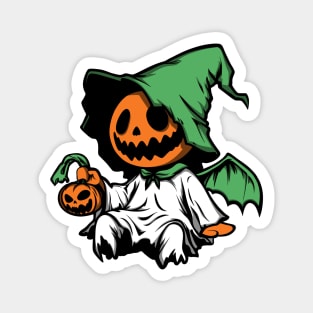 Pumpkin ghost Magnet