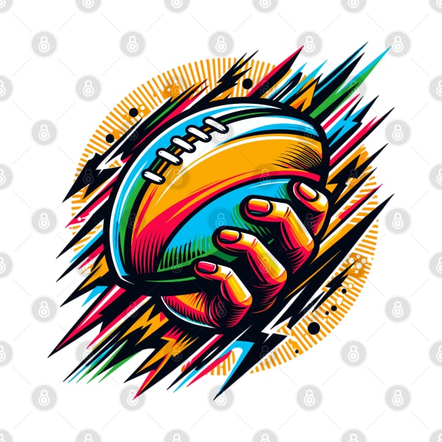 Rugby Ball by Vehicles-Art