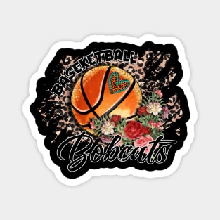 Aesthetic Pattern Bobcats Basketball Gifts Vintage Styles Magnet