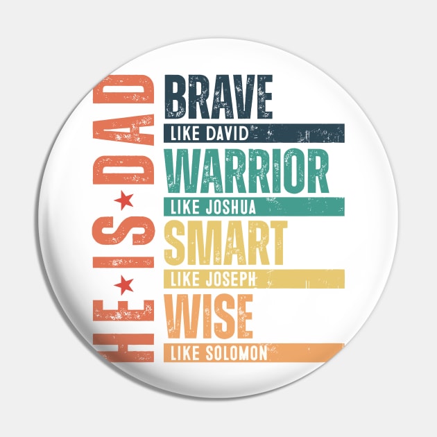 He Is Dad, Brave Like David, Warrior Like Joshua, Smart Like Joseph, Wise Like Solomon, Bible Verses, HappyHe Is Dad, Brave Like David, Warrior Like Joshua, Smart Like Joseph, Wise Like Solomon, Bible Verses, Happy Fathers Day Pin by artbyGreen