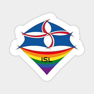 Iceland  pride flag Magnet