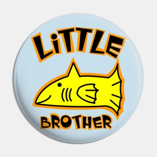 Little Brother Yellow Fish Pin