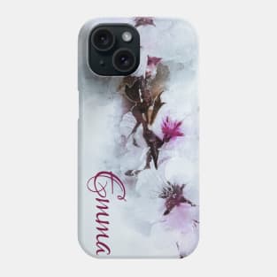 Cherry Blossom Designer Artwork Name Emma Phone Case