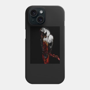 BEAUTIFUL SILVERED MACAW Phone Case