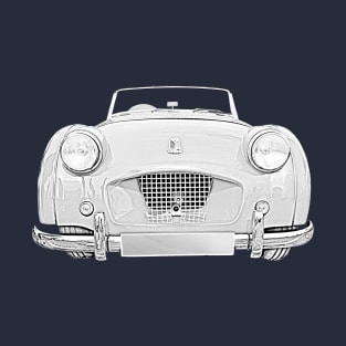 Triumph TR2 1950s British classic car monochrome T-Shirt