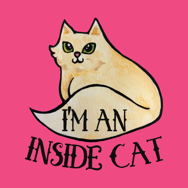 Discover I'm an Inside Cat - Anxiety - T-Shirt