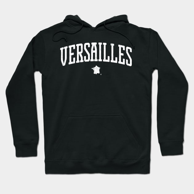 Versailles Hoodie, Versailles France Vintage Pullover Hoodie