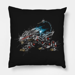 Liger zero scribble Pillow