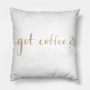 got coffee? Pillow