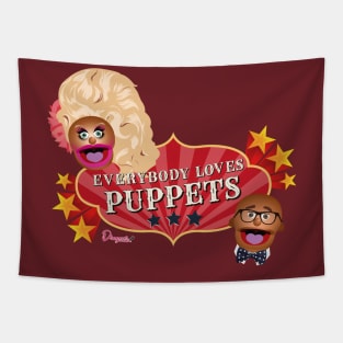 Everybody loves Puppets from Drag Race Tapestry