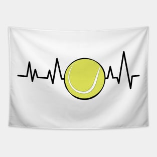 Heartbeat Pulse - Tennis Tapestry