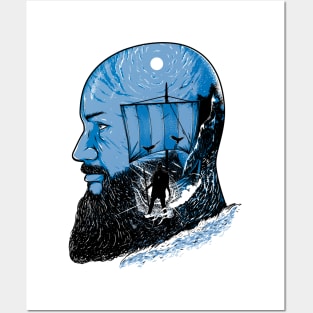 Bjorn Ironside / Ragnar Lothbrok / Vikings / Norway / Hand Drawn / Digital  Drawing / Wall Art / Picture / Print / Poster