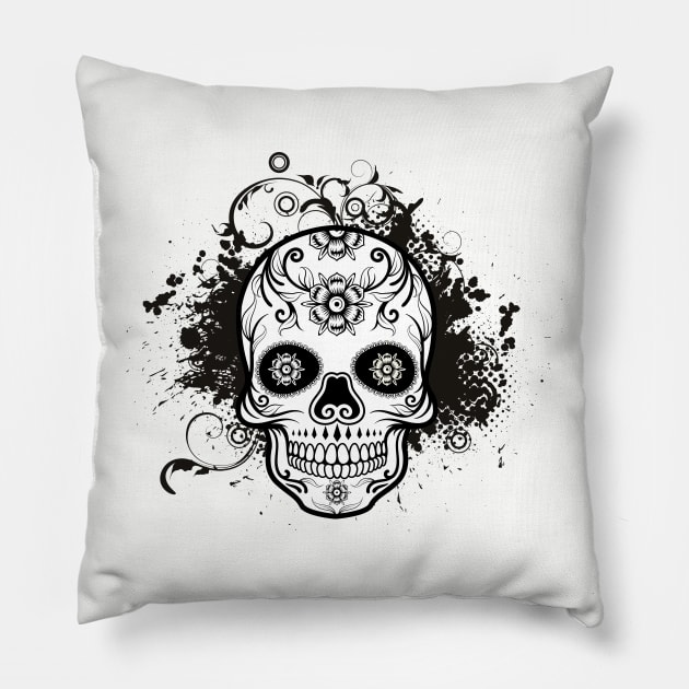 skull Pillow by Silemhaf