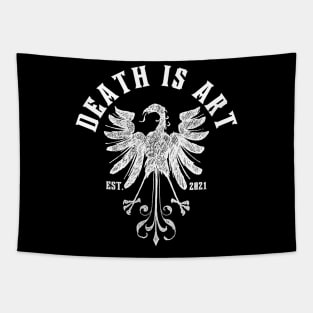 Death is Art Crest V.2 Tapestry