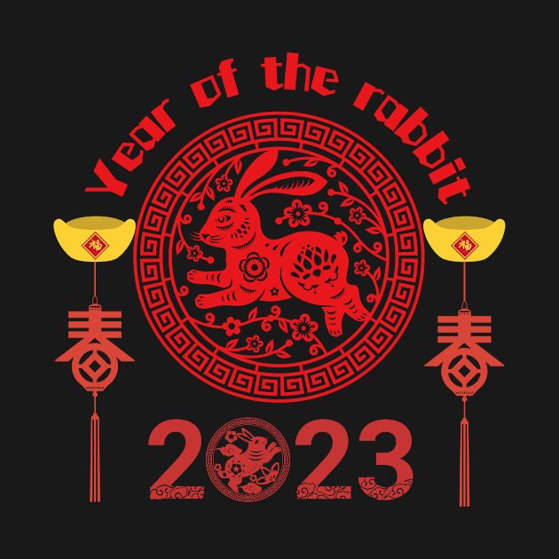 Year of The Rabbit 2023  Happy Chinese New Year by Yenz4289