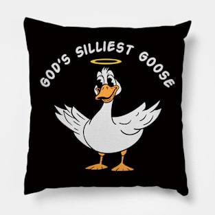 Cartoon God’s Silliest Goose Pillow