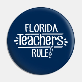 Florida Teachers Rule Pin