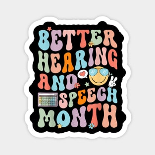 Retro  Hearing and Speech Month Speech Pathologist SLP Magnet