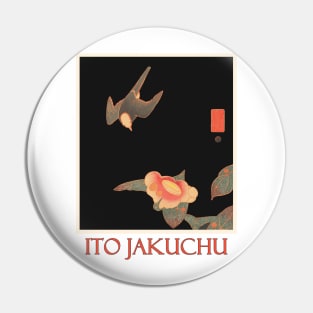 Swallow and Camelia by Ito Jakuchu Pin