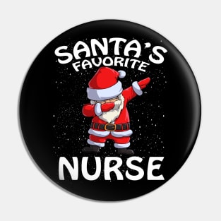 Santas Favorite Nurse Christmas Pin